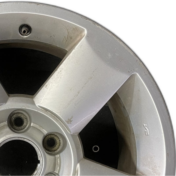 18" ARMADA 04-06 18x8 alloy 5 spoke silver Original OEM Wheel Rim - Side Profile