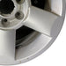 18" ARMADA 04-06 18x8 alloy 5 spoke silver Original OEM Wheel Rim - Close-Up Detail