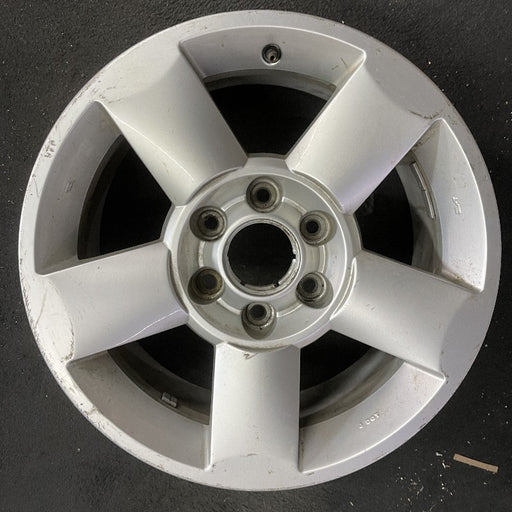 18" ARMADA 04-06 18x8 alloy 5 spoke silver Original OEM Wheel Rim - Front View
