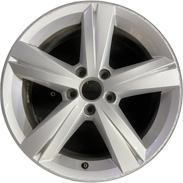 17" PASSAT 12-15 17x7 , 5 spoke Original OEM Wheel Rim - Front View