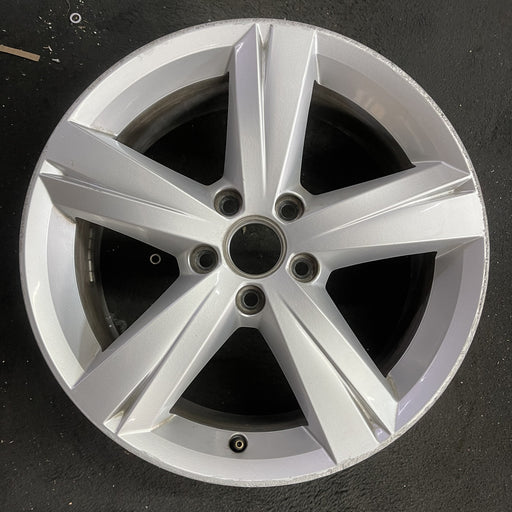 17" PASSAT 12-15 17x7 , 5 spoke Original OEM Wheel Rim - Angle View