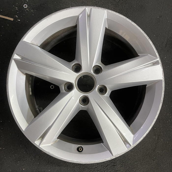17" PASSAT 12-15 17x7 , 5 spoke Original OEM Wheel Rim - Angle View