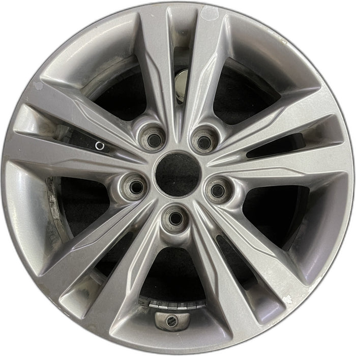16" ELANTRA 17 16x6.5, alloy, Sdn Original OEM Wheel Rim - Front View