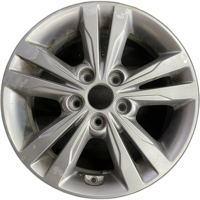 16" ELANTRA 17 16x6.5, alloy, Sdn Original OEM Wheel Rim - Front View