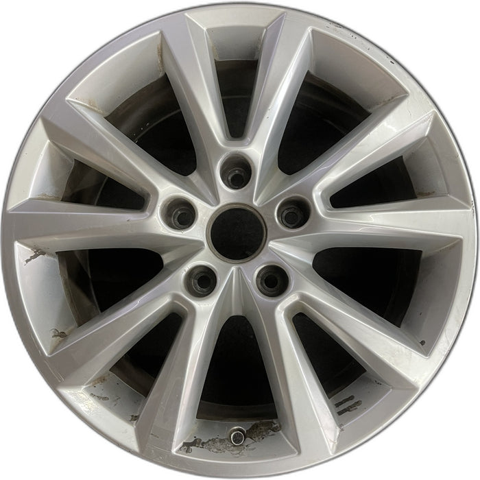 18" TOUAREG 14-15 18x8 , Original OEM Wheel Rim - Front View