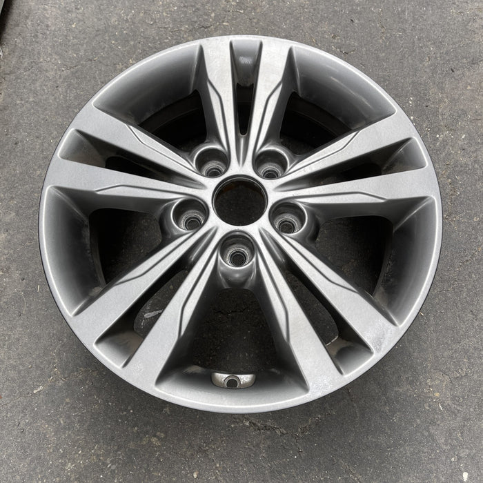 16" ELANTRA 17 16x6.5, alloy, Sdn Original OEM Wheel Rim - Side Profile