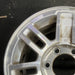 16" HUMMER H3 06 16x7.5 7 double spoke satin machined finish Original OEM Wheel - Side Profile