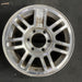 16" HUMMER H3 06 16x7.5 7 double spoke satin machined finish Original OEM Wheel - Front View