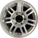 16" HUMMER H3 06 16x7.5 7 double spoke satin machined finish Original OEM Wheel - Front View