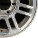 16" HUMMER H3 06 16x7.5 7 double spoke satin machined finish Original OEM Wheel - Close-Up Detail