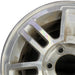 16" HUMMER H3 06 16x7.5 7 double spoke satin machined finish Original OEM Wheel - Angle View