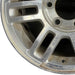16" HUMMER H3 06 16x7.5 7 double spoke satin machined finish Original OEM Wheel - Back View