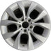 17" BMW X1 12-15 17x7.5, alloy, 5 spoke, V spoke, flat spoke edge Original OEM - Front View