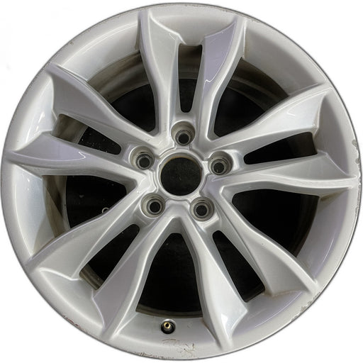 17" AUDI A3 09-13 17x7.5 , 5 spoke, double Original OEM Wheel Rim - Front View