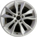 17" AUDI A3 09-13 17x7.5 , 5 spoke, double Original OEM Wheel Rim - Front View