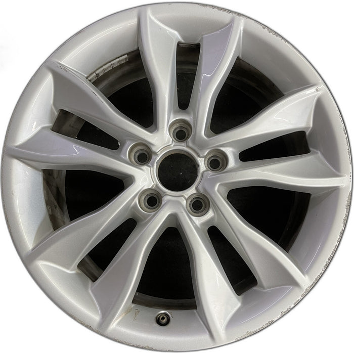 17" AUDI A3 09-13 17x7.5 , 5 spoke, double Original OEM Wheel Rim - Front View