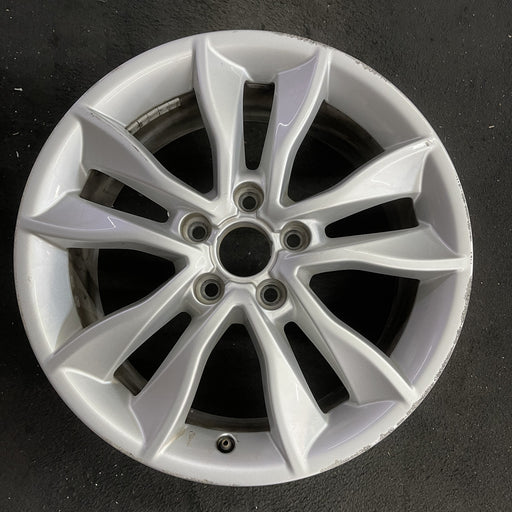 17" AUDI A3 09-13 17x7.5 , 5 spoke, double Original OEM Wheel Rim - Angle View