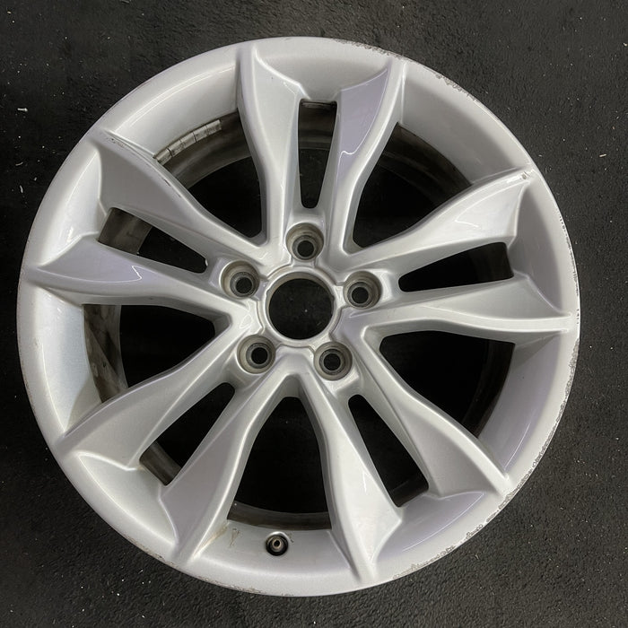 17" AUDI A3 09-13 17x7.5 , 5 spoke, double Original OEM Wheel Rim - Angle View