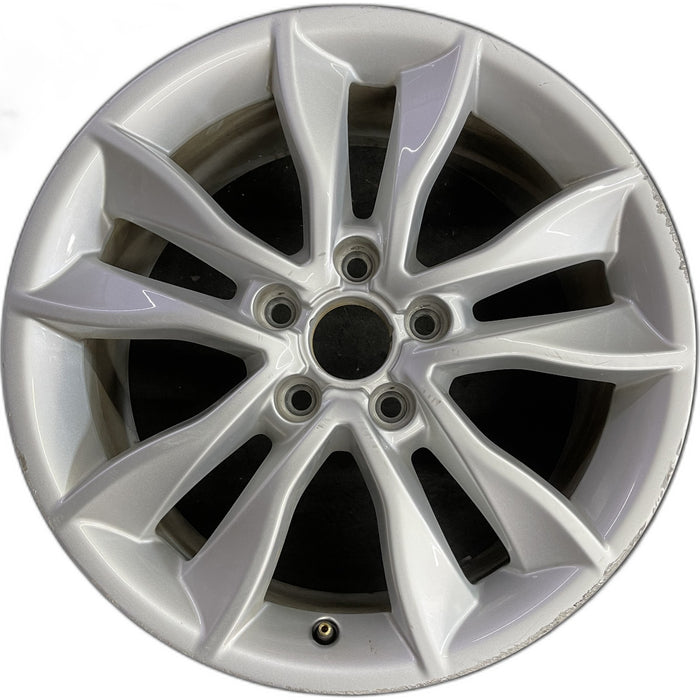 17" AUDI A3 09-13 17x7.5 , 5 spoke, double Original OEM Wheel Rim - Front View