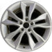 17" AUDI A3 09-13 17x7.5 , 5 spoke, double Original OEM Wheel Rim - Front View
