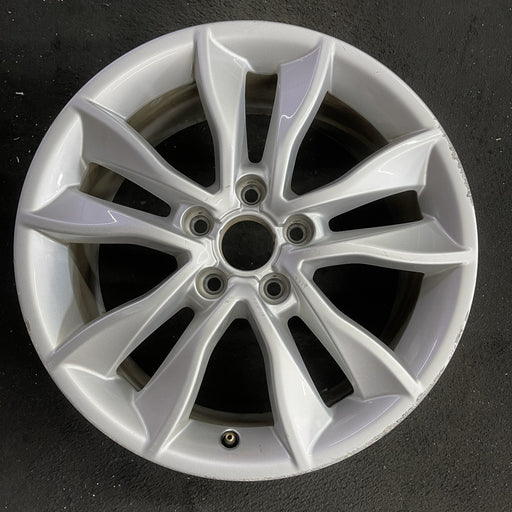 17" AUDI A3 09-13 17x7.5 , 5 spoke, double Original OEM Wheel Rim - Angle View
