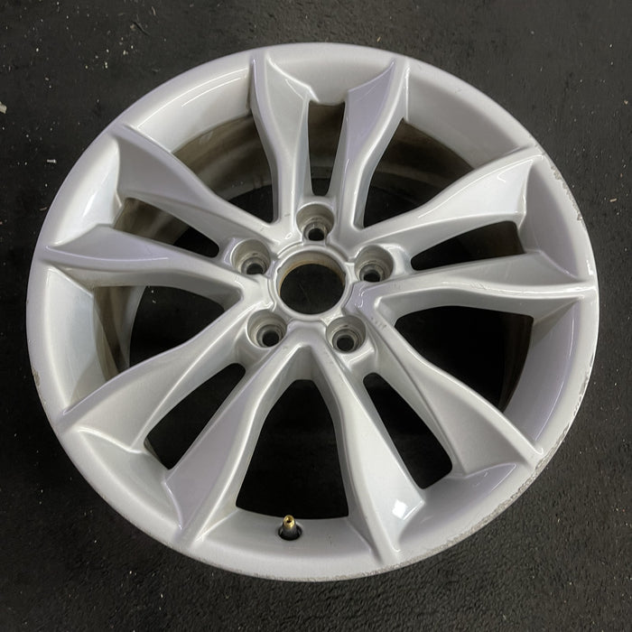 17" AUDI A3 09-13 17x7.5 , 5 spoke, double Original OEM Wheel Rim - Side Profile