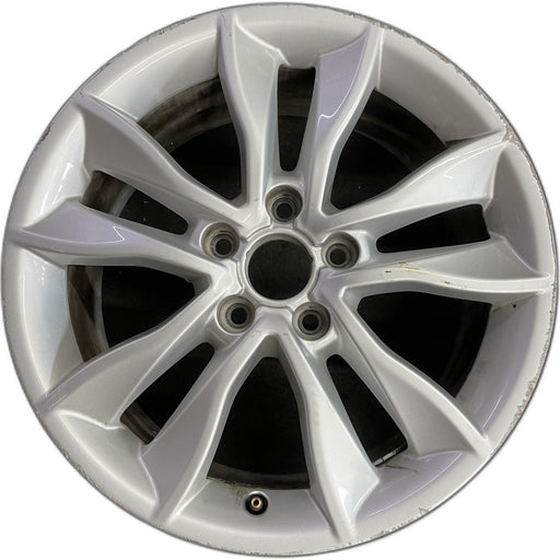 17" AUDI A3 09-13 17x7.5 , 5 spoke, double Original OEM Wheel Rim - Front View