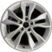 17" AUDI A3 09-13 17x7.5 , 5 spoke, double Original OEM Wheel Rim - Front View