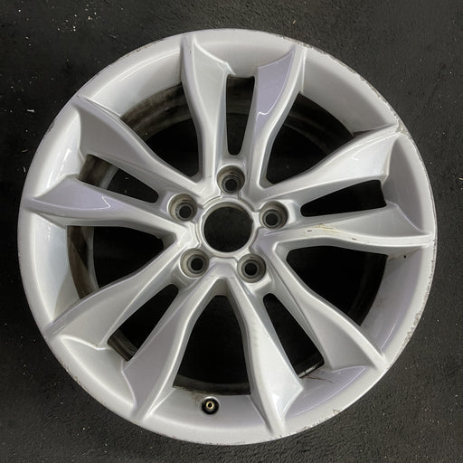 17" AUDI A3 09-13 17x7.5 , 5 spoke, double Original OEM Wheel Rim - Angle View