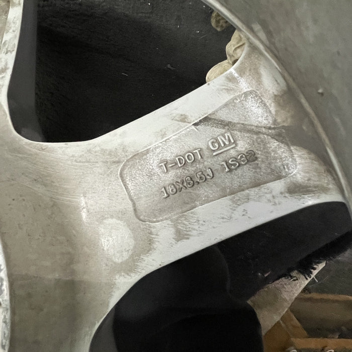 18" CAMARO 16-24 18x8.5 Original OEM Wheel Rim - Back View