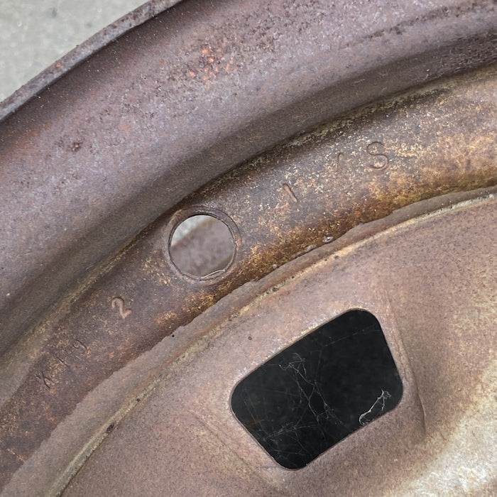 13" ASTRE 75-77 13x5 Original OEM Wheel Rim - Back View
