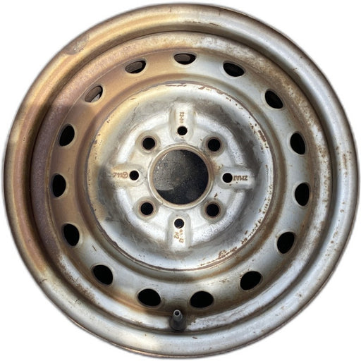 13" FIAT 124 73-74 Cpe Original OEM Wheel Rim - Front View