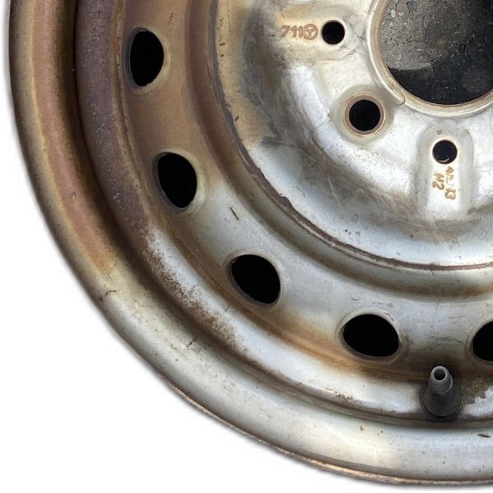 13" FIAT 124 73-74 Cpe Original OEM Wheel Rim - Back View