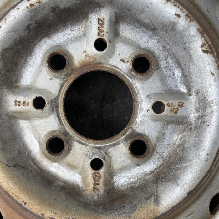 13" FIAT 124 73-74 Cpe Original OEM Wheel Rim - View 9