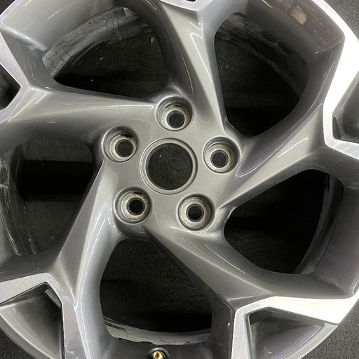 17" TRAX 24 17x7.5 gray opt Q7D Original OEM Wheel Rim - Angle View