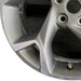 17" TRAX 24 17x7.5 gray opt Q7D Original OEM Wheel Rim - Back View
