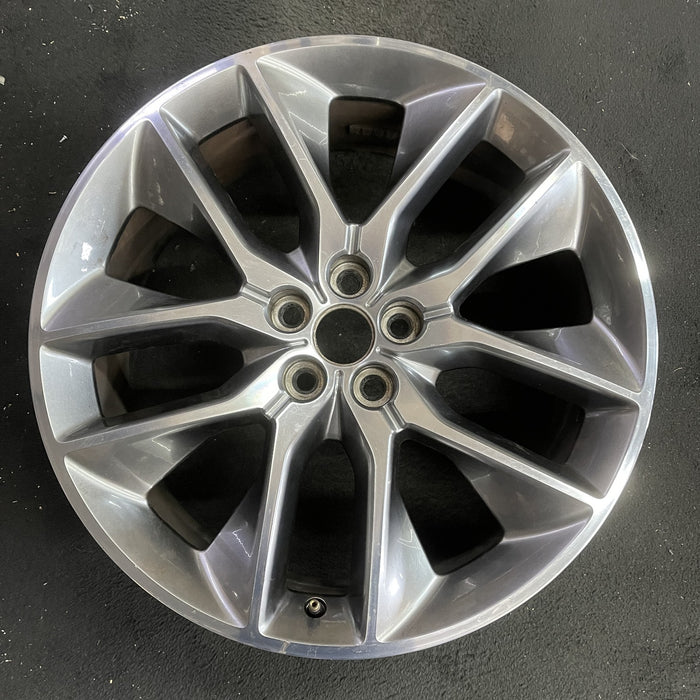 20" EDGE 15-16 20x8 , , , 5 Y spoke Original OEM Wheel Rim - Angle View