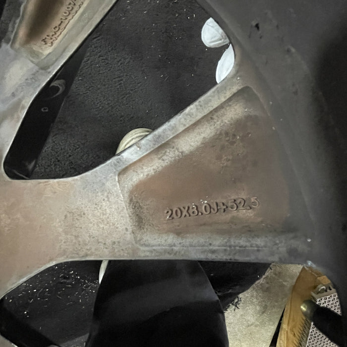 20" EDGE 15-16 20x8 , , , 5 Y spoke Original OEM Wheel Rim - Back View