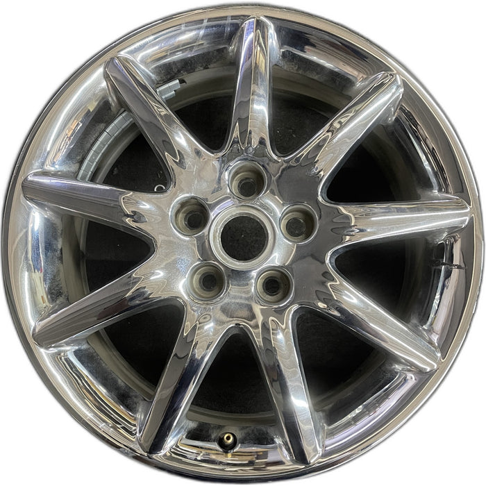 17" LUCERNE 06 17x7, , chrome Original OEM Wheel Rim - Front View