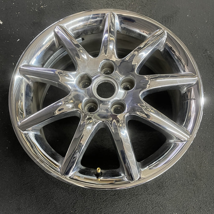 17" LUCERNE 06 17x7, , chrome Original OEM Wheel Rim - Side Profile