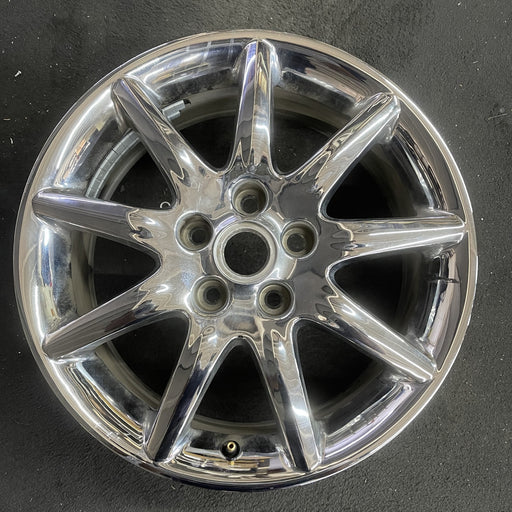 17" LUCERNE 06 17x7, , chrome Original OEM Wheel Rim - Angle View