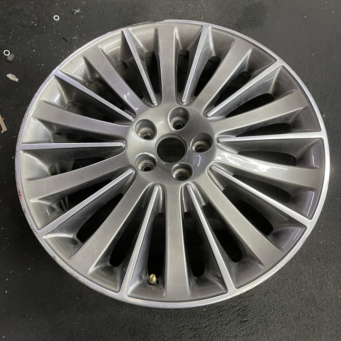 19" MKZ 13-16 19x8 , 20 spoke Original OEM Wheel Rim - Side Profile