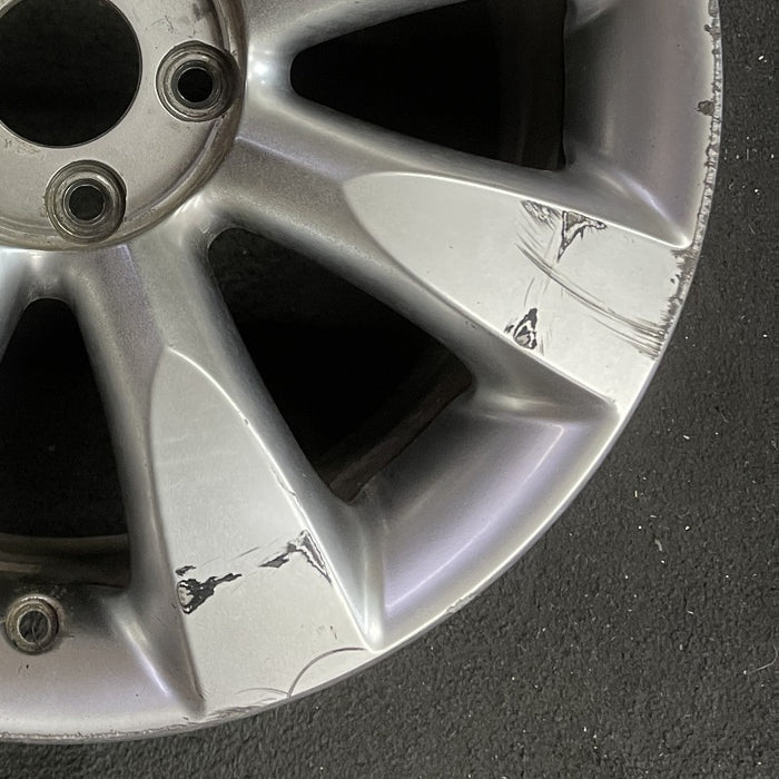 18" INFINITI M35 06-07 18x8 alloy 8 spoke gloss finish Original OEM Wheel Rim - Back View