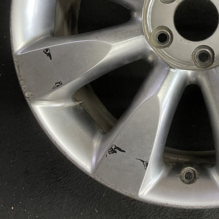 18" INFINITI M35 06-07 18x8 alloy 8 spoke gloss finish Original OEM Wheel Rim - Additional View
