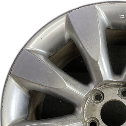 18" INFINITI M35 06-07 18x8 alloy 8 spoke gloss finish Original OEM Wheel Rim - Angle View