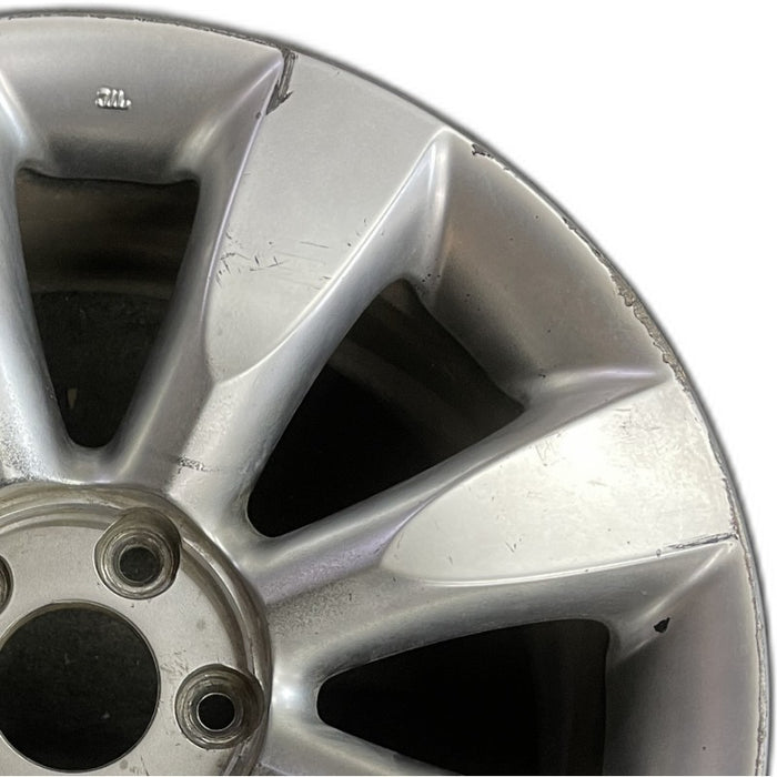18" INFINITI M35 06-07 18x8 alloy 8 spoke gloss finish Original OEM Wheel Rim - Side Profile