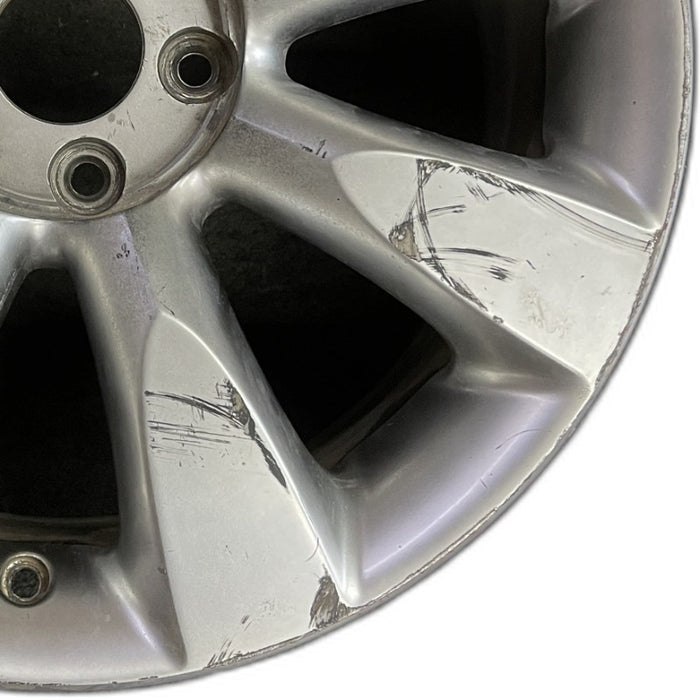 18" INFINITI M35 06-07 18x8 alloy 8 spoke gloss finish Original OEM Wheel Rim - Close-Up Detail