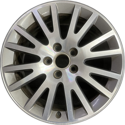 17" AUDI A3 06-13 17x7.5 alloy 16 spoke w/ inlay Original OEM Wheel Rim - Front View