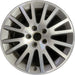 17" AUDI A3 06-13 17x7.5 alloy 16 spoke w/ inlay Original OEM Wheel Rim - Front View