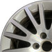 17" AUDI A3 06-13 17x7.5 alloy 16 spoke w/ inlay Original OEM Wheel Rim - Angle View